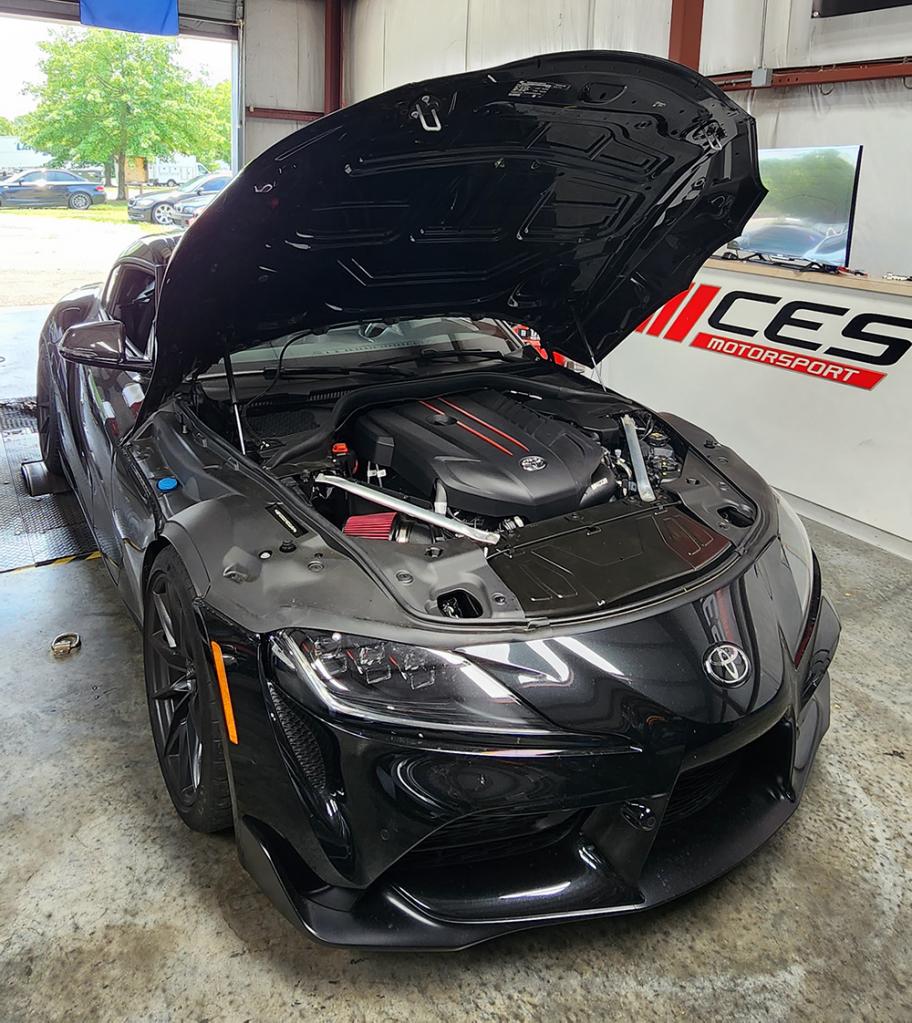 MK5 Toyota Supra with Clutch Masters 1000 Series Twin Disc by CES
